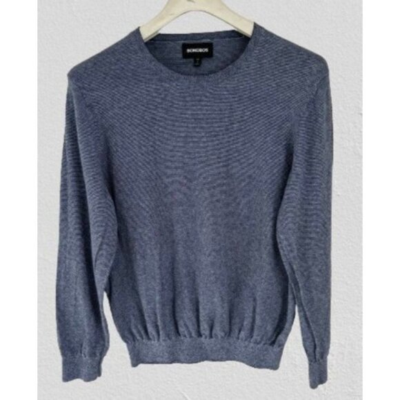 Bonobos Other - BONOBOS Knitted Crewneck Pullover Blue White Stripes Size Large